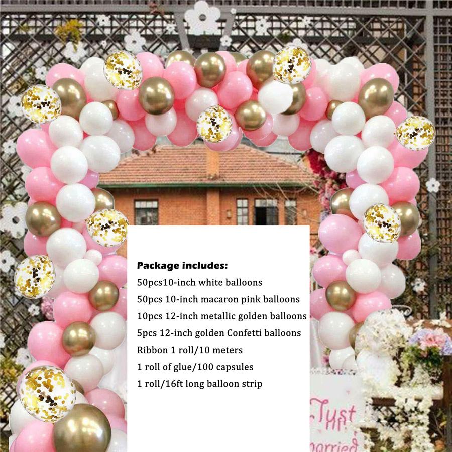 118 шт. Воздушные шары + Набор для арки из воздушных шаров День рождения Свадьба Детский праздник Гирлянда Декор