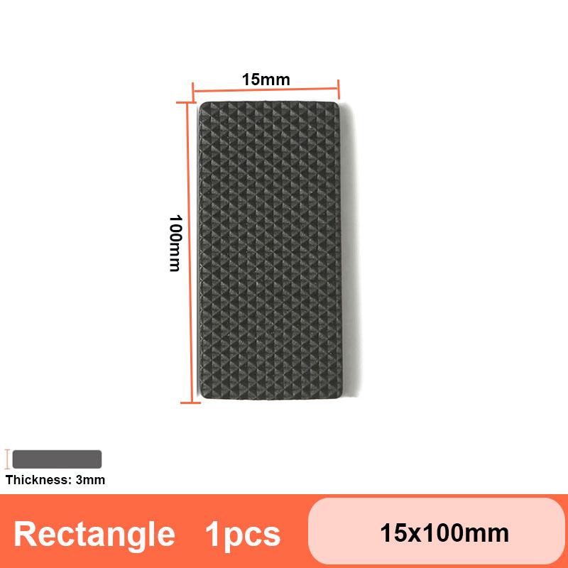 Rubber Pads For Chair Legs 1-24pcs Anti Slip Mat Bumper Damper Non-Slip Round Square Self Adhesive Table Feet Protector Hardware