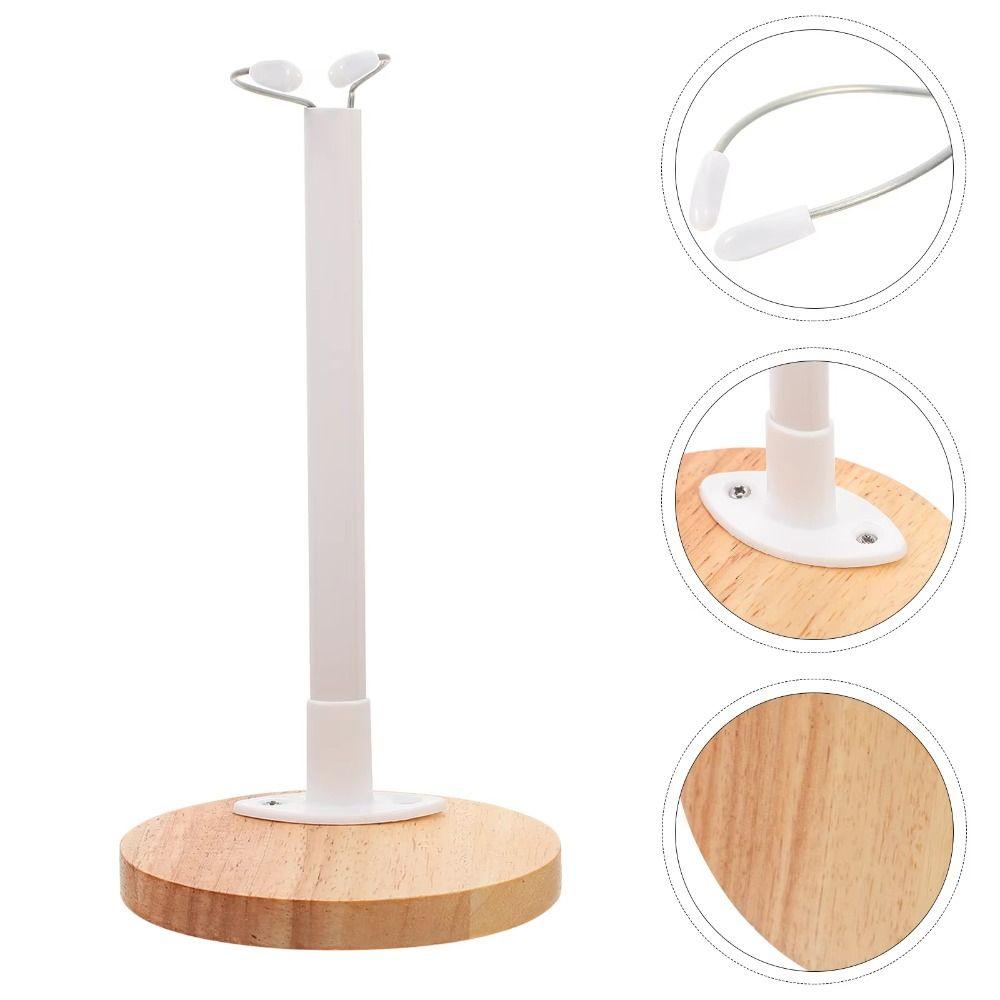 Plastic Support Doll Stands Wooden Base Action Figure Stand BJD 1/6 Doll Display Holder Collection