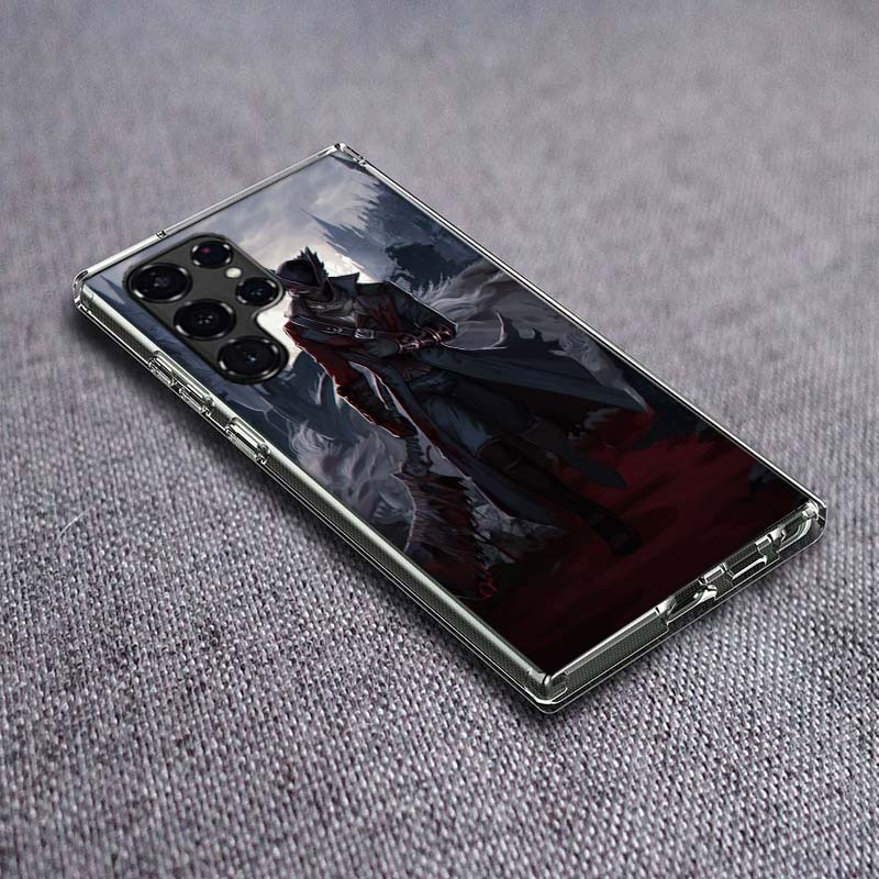 Чехол для телефона Game Bloodborne для Samsung Galaxy S24 S23 S21 S20 FE S22 S26 Ultra S25 Edge S10 Plus Cover Прозрачный ТПУ Capa Shell Coqu