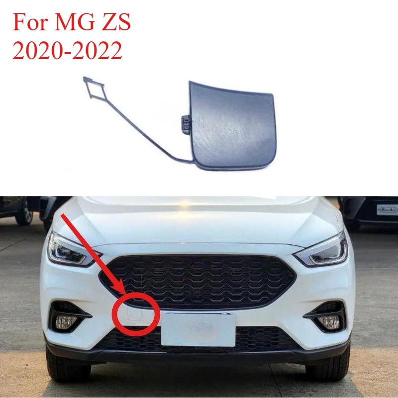 1 Pcs No Painting Front Trailer Cover for MG ZS - Front Bumper Tow Hook Cover Accessories 10690304