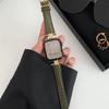 Высококачественный ретро-кожаный ремешок iWatch9 для Apple Watch Series SE/8/7/6/5/4/3/2/1 — идеально подходит для осени и зимы