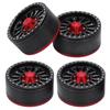 4 шт. Металлические ступицы колес RC с винтовыми колпачками для Traxxas Axial Hsp Redcat Tamiya Hpi RC Crawler