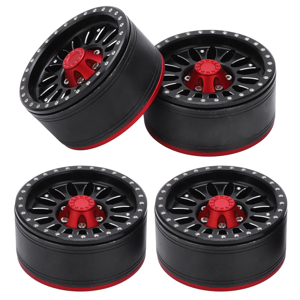 4 шт. Металлические ступицы колес RC с винтовыми колпачками для Traxxas Axial Hsp Redcat Tamiya Hpi RC Crawler