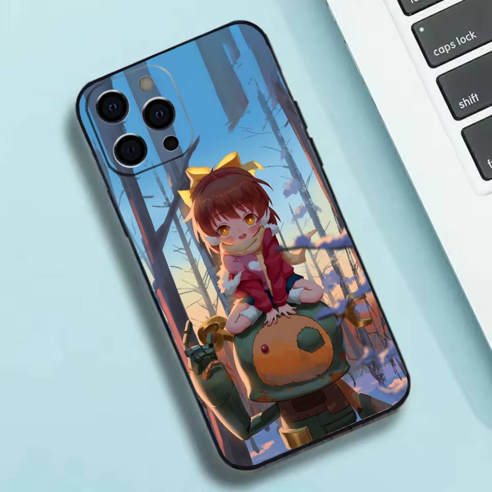 C-Clannad Самый милый Аниме Чехол для Телефона Силиконовый Мягкий Для IPhone 17 16 15 14 13 12 11 X XR Plus Pro Max Plus