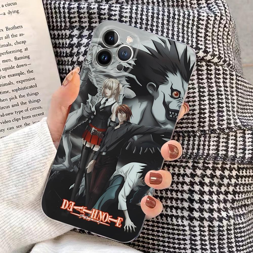 Anime Death Note Phone Case For IPhone 15 14 11 12 13 Mini Pro XS Max Cover 6 7 8 Plus X XR SE 2020 Funda Shell