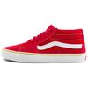 Sk8 Mid Comfortable Versatile Low-Top Skate Shoes Unisex Sneakers Red White VN000BWEJV6