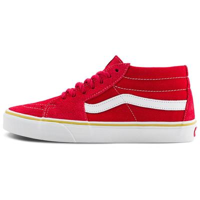 SK8 MID top Кеды для скейтбординга Унисекс Красный Белый VN000BWEJV6
