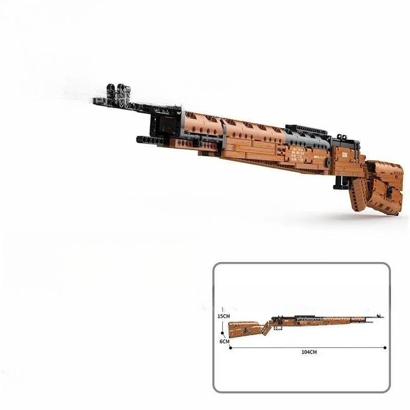 Серия "Военная" Строительные Блоки Пустынный Орел M1911 АК47 Пистолет Может Стрелять Модель Собери Сам Кирпичные Игрушки Для Детей Подарок на День Рождения