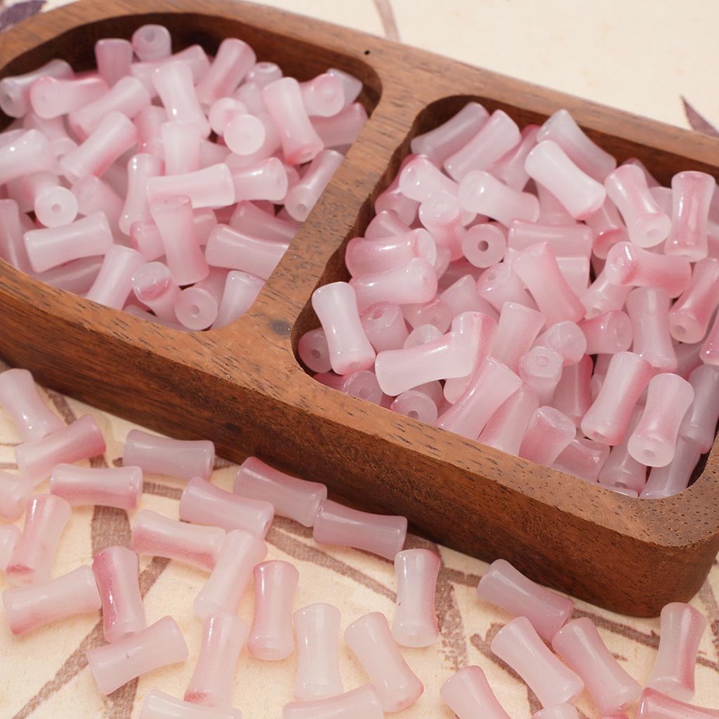 Стеклянные ореолы для окрашивания Бамбуковые бусины Бусины в старинном стиле Бусины ручной работы Аксессуары для бисера Глазурь Имитация нефрита Бусины Материалы