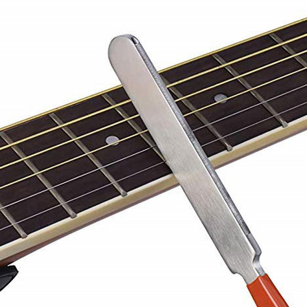 Набор инструментов для ремонта гитары лютье, гитарный ладовый напильник 3 в 1, машинка для намотки струн, кусачки, рокер для ладов, накладка грифа