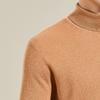 100% Australian Merino Wool High Collar Jacquard Wool Sweater for Men