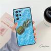 Летний Фруктовый Чехол-Ананас для Samsung Galaxy S24 S25 S23 S22 Ultra Note 10 20 Plus S20 S21 FE