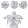 Traditional Costume Faux Collar Embroidery Floral Collar Decorative Half Shawl