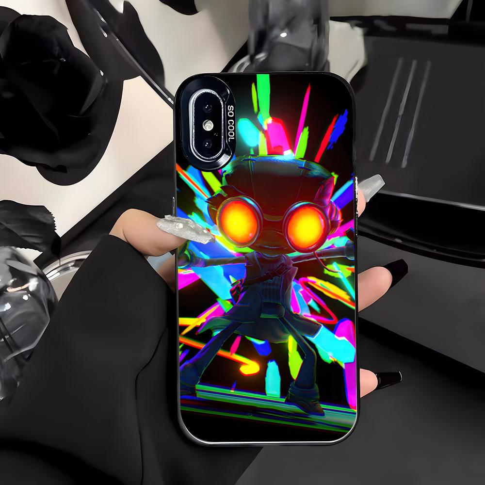 Чехол для телефона P-Psychonauts-S для iPhone 17 Air 16 E 15 14 Plus 13 12 11 Pro Max Цветной Серебристый Чехол