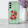 Милый цветной чехол для телефона F-Fruit для Samsung Galaxy A73, A72, A71, A70, A53, A52, A51, мягкий силиконовый черный чехол