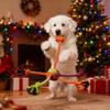 1pc Durable Bite-Resistant Interactive Knot Toy for Dogs- Chewable Rope with Green&Orange Fringes,Playful Design, Dog Toys
