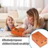 Desk Decoration Electronic Useless Box Wood Color Wooden Useless Box  Adults and Children