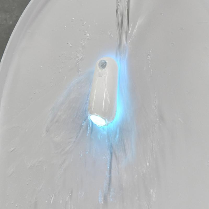 Led Toilet Motion Sensor Light 2In1 Rgb Night Light Rechargeable 8 Light Modes Waterproof Lamp For Toilet Corridor Step Lighting