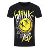 Футболка Blink 182 Большой Улыбающийся Логотип Рок Официальная Новая Черная