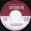 7-дюймовая пластинка ЛАРРИ МАРШАЛ - Прекрати плакать (Оригинальный штамп) none Studio One Ямайское Регги, Ска и Даб