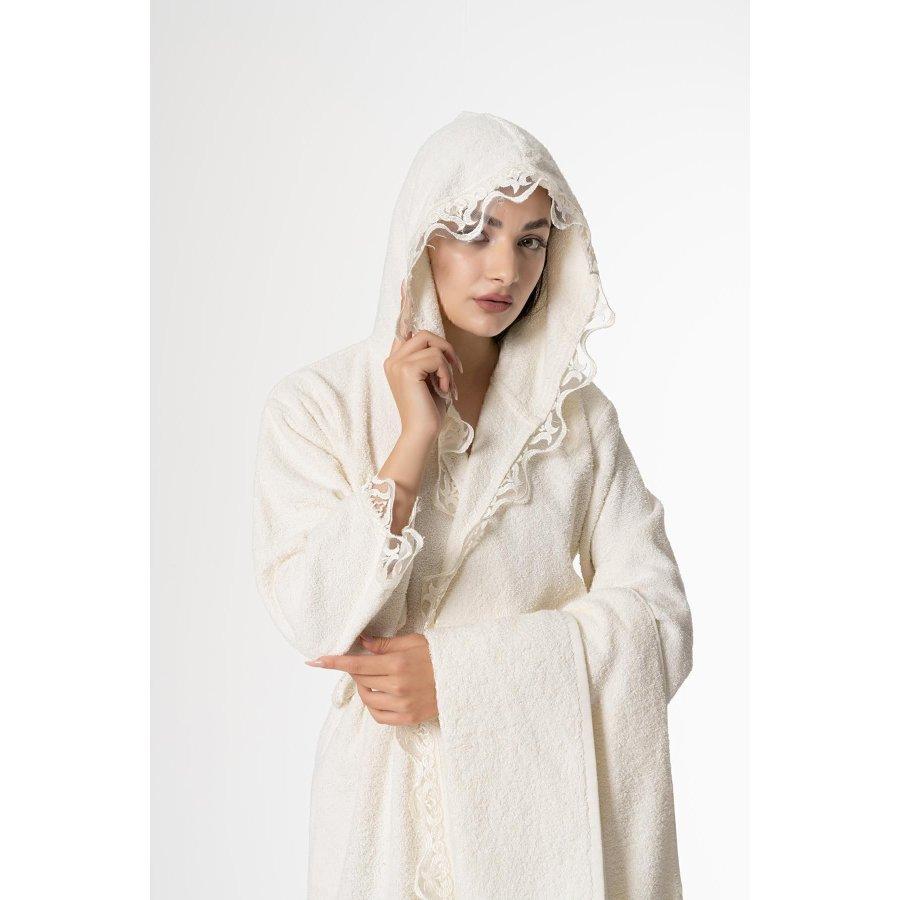 Женский комплект свадебных халатов из 4 предметов из 100% хлопка/полотенце Халат, полотенце, тапочки из полотенца