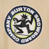 Burton Тренировочная кофта с длинным рукавом M кремовая Свитшот с начесом Мужская Б/У