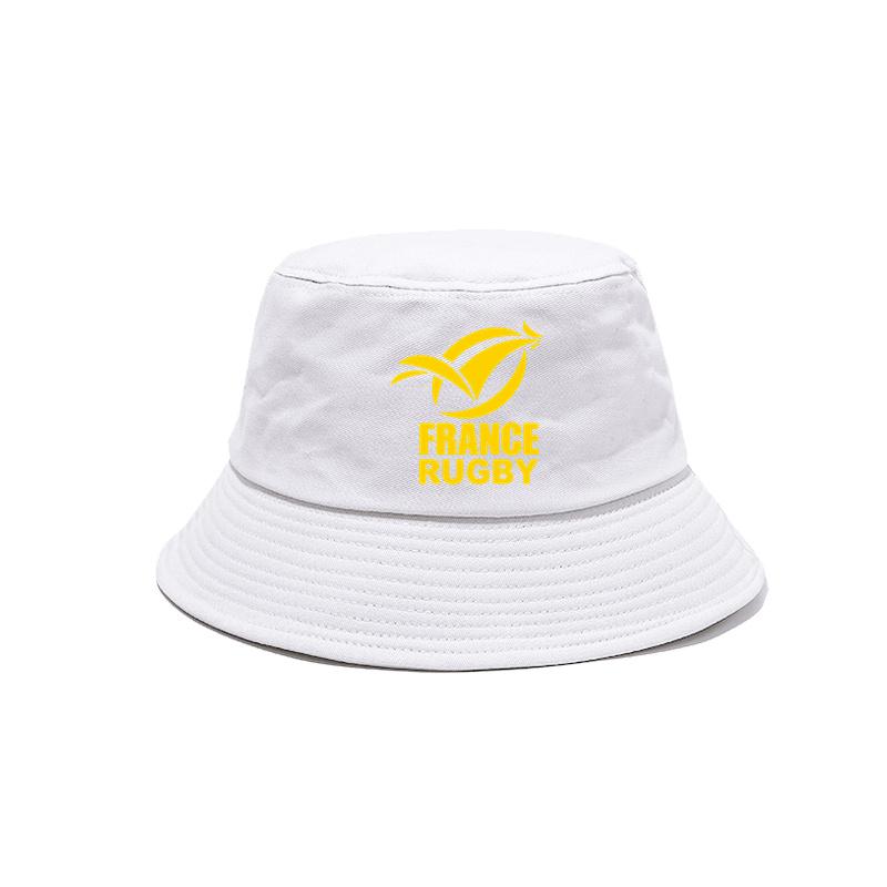 France Rugby Bucket Hat Cap Unisex Women Unisex Panama Cap Outdoor Summer Adjustable France Rugby Bob Caps MZ