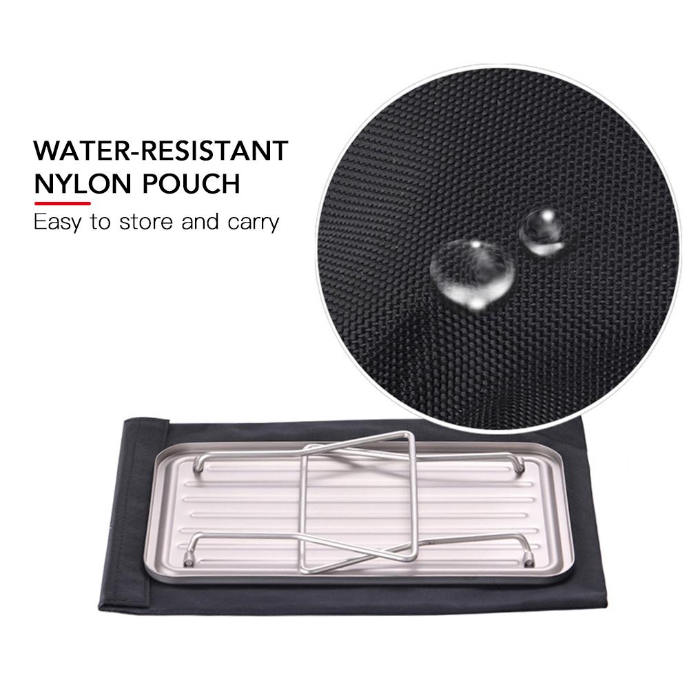 TOMSHOO портативный открытый складной гриль для кемпинга титановая решетка для барбекю сверхлегкий мини-стол для