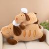 Creative Chef Baguette Dog Plush Pillow - Large Puppy Sleeping & Side Sleeper Pillow