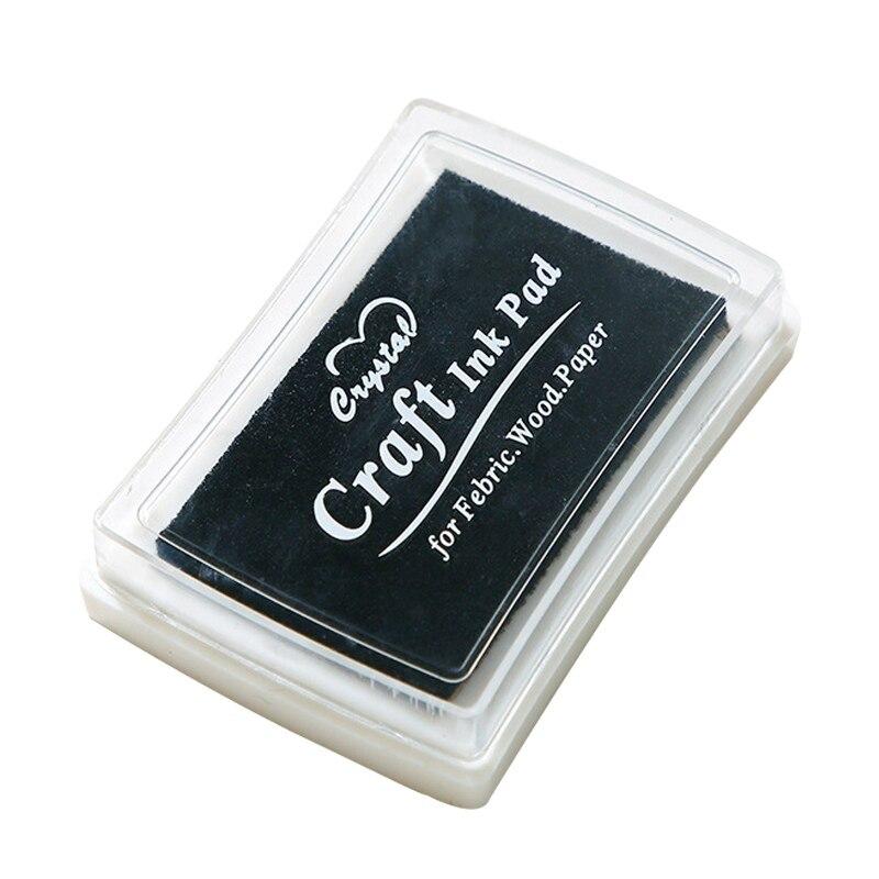 Non-Toxic Gradient Color Ink Pad Inkpad Rubber Stamp Oil Based Finger Print Nice Gift for Children Stamp DIY Art Craft