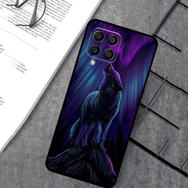 Волк Арт Черный Чехол Для Samsung Galaxy M35 M21 M12 M13 M14 M15 M06 M16 M36 M56 M31 M53 M32 M52 M55 M34 M54