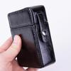 PU Leather Flip Top Cigarette Case, Portable Scratch Protective Storage Box Lighter Pocket Holder, Durable Practical Organizer