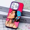Модный фиолетовый полупрозрачный чехол для мобильного телефона Becky G для iPhone 17 16 15 14 13 12 11 X XR XS Air Pro Max Plus Цветная крышка