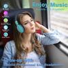 Детские наушники SIMOLIO, Bluetooth 5.0, Трехуровневый ограничитель громкости, Встроенный микрофон, Порт для совместного прослушивания, Регулятор громкости, Проводное и беспроводное подключение,