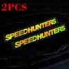 Золотые наклейки на мотоцикл SPEEDHUNTERS Водонепроницаемые для мотоциклетного шлема, топливного бака, обтекателя, скутера, велосипеда, универсальные виниловые наклейки