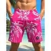 Cocoanut Trees 3D Printed Beach Shorts Palm Tree Graphic Board Shorts for Summer Harajuku Hawaiian Cool Swimming Trunks