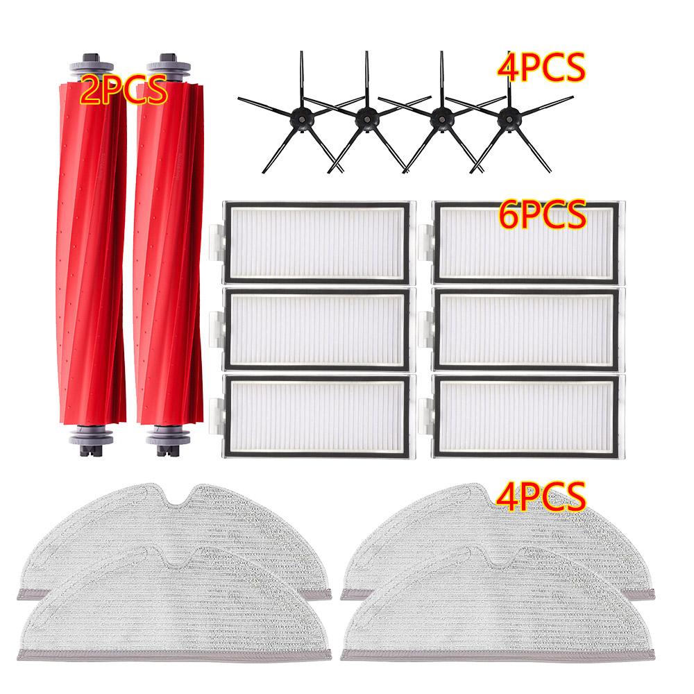 Основная боковая щетка HEPA-фильтр для Xiaomi Roborock Q7 Max/Max+/T8, запасные части для пылесоса, крышка, тряпка для швабры