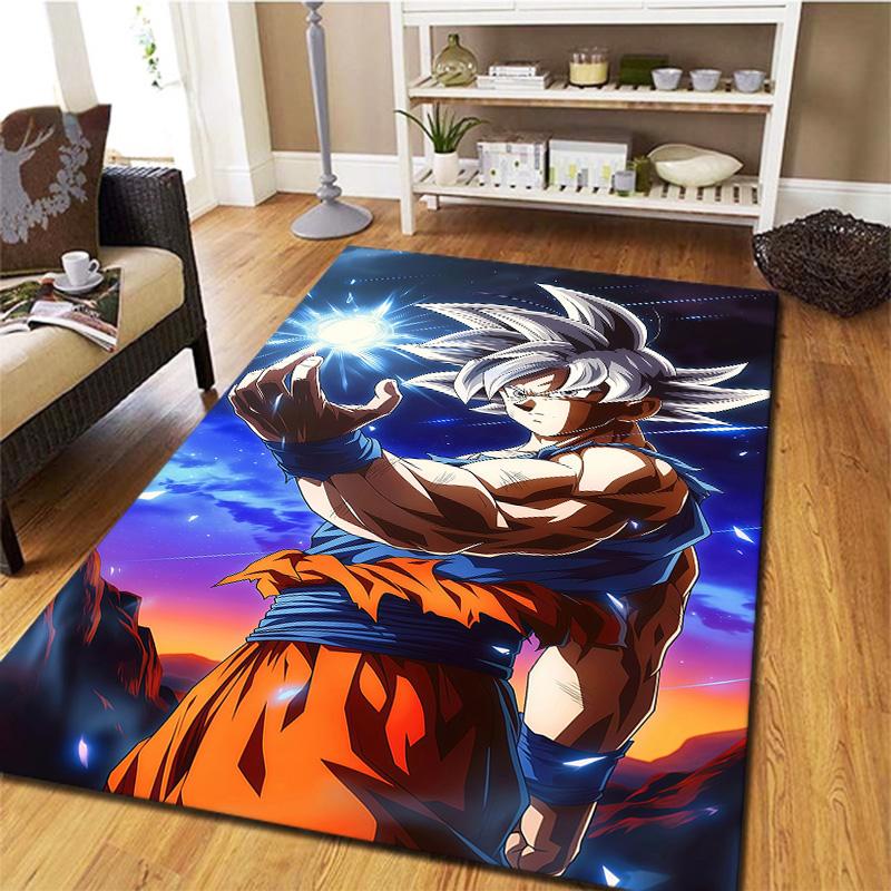 Son Goku Carpet Rug For Living Room Bedroom Home Sofa Decoration,kids Play Nonslip Floor Mat