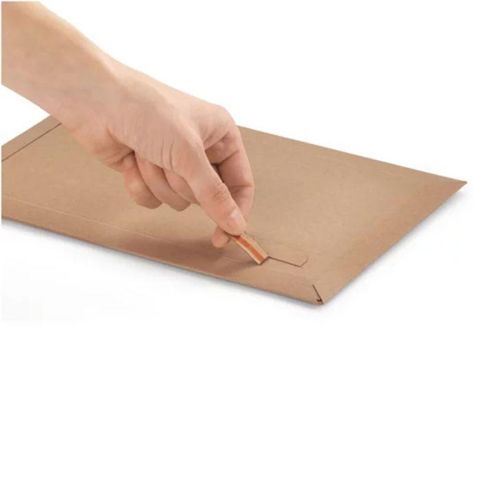 75 Cardboard Pockets with Adhesive Closure - 33.4 X 23.4 Cm