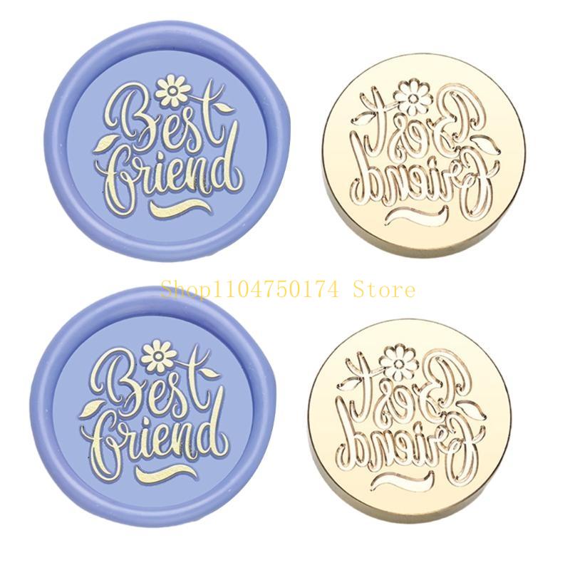 Seal Stamp Head Replacement Antique Embossed Sealing Stamp Head for Envelope top sale