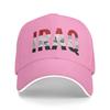Iraq Flag Iraqi Casual Baseball Cap  Outdoor Sport Trucker Hat Spring Adjustable Couple Women Streetwear Snapback Cap