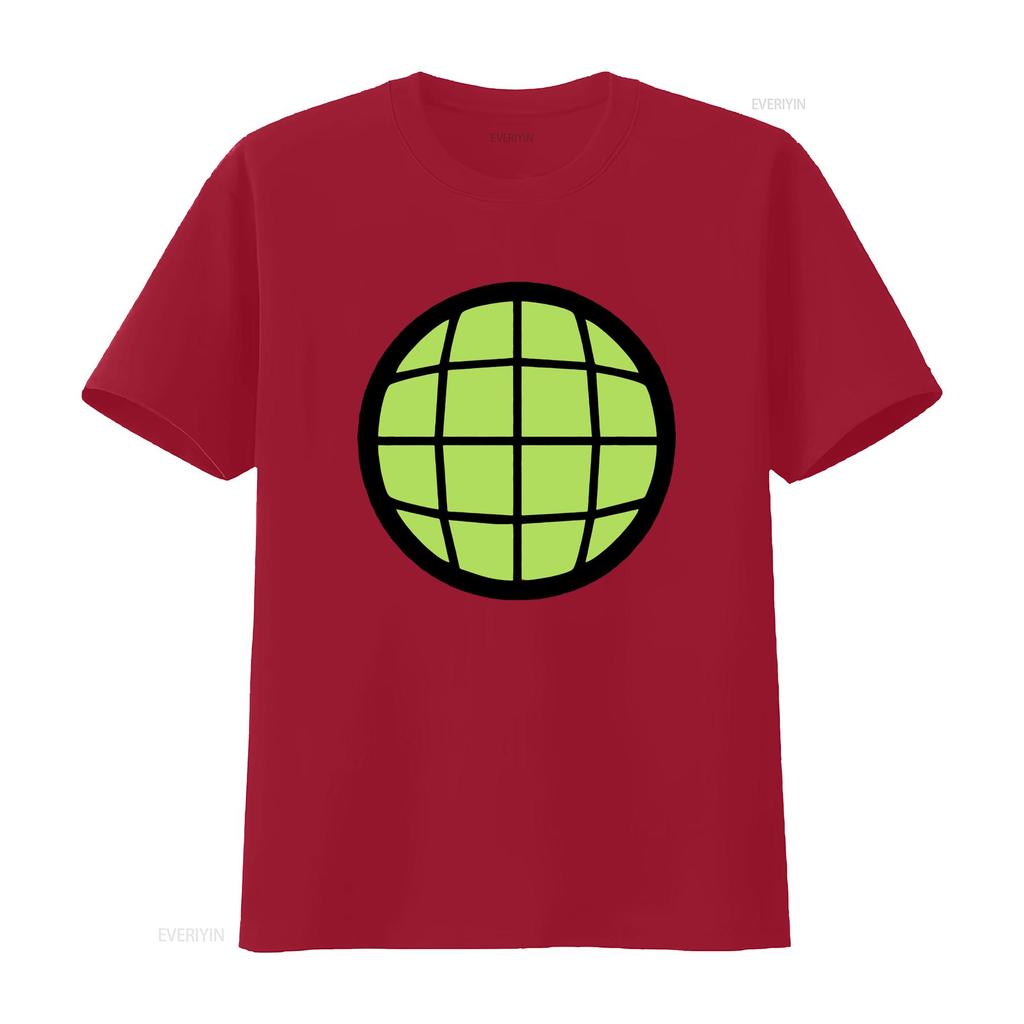 Captain Planet Planeteer T Shirt Dxxv Green Globe Print Vintage Washed Fashion Stretched Versatile Casual Breathable