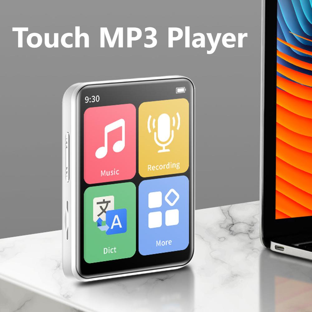 Новый MP3-плеер 2025 года Bluetooth 5.2 MP4 Музыкальный плеер 1,77-дюймовый сенсорный экран Музыкальный плеер с FM-радио Спортивный Walkman До 128 ГБ