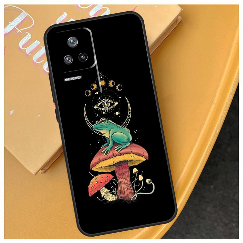 Cottagecore Aesthetic Frog Mushroom Funda For Xiaomi 17 Pro Max 15 14 Ultra 13T 14T 15T POCO X7 Pro X5 X6 F6 F5 F7 F8 Ultra Case