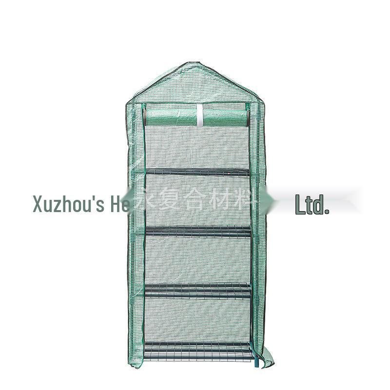 Полный комплект покрытия для теплицы: Зеленая сетка и прозрачные ПВХ чехлы для садовых аксессуаров