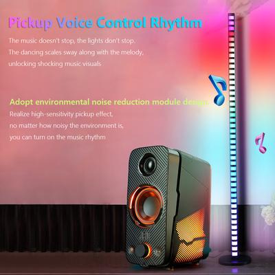 1.2M RGB цветной окружающий свет Bluetooth-совместимое приложение управление 45 светодиодный звуковой спектр света спальня игровая комната гостиная декор