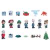 19 шт. Сумасшедший рождественский праздничный адвент-календарь в подарок включает 19 подарков, рождественские праздничные фигурки и аксессуары акриловая версия