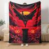 1pc Batman Chinese Flannel Blanket Soft Warm Throw for Home, Office, Travel, All-Season Cozy Bedding GiftL1146