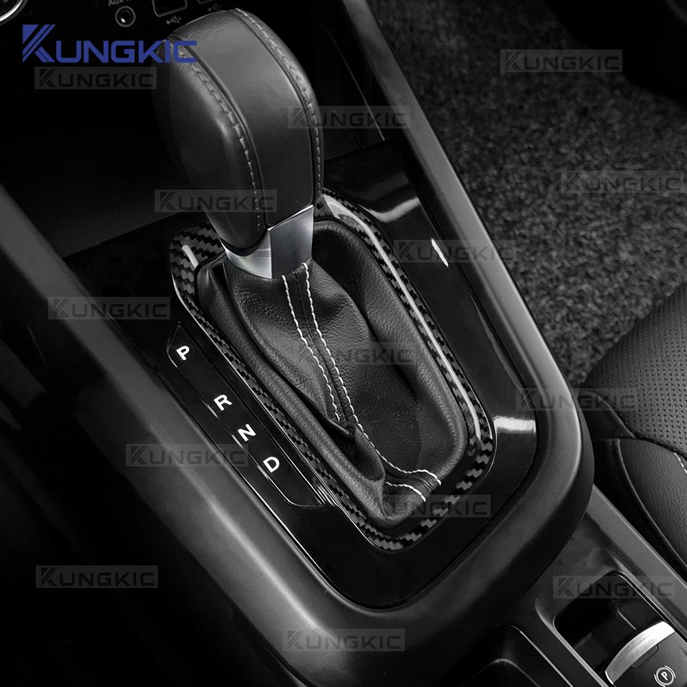 Наклейка из настоящего сухого твердого углеродного волокна для Renault Arkana 2021 2022 2023 2024 2025 2026 2027 LHD Рамка рычага переключения передач Декор интерьера